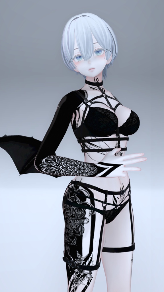 Shinra Blackout Tattoos 入れ墨 *テクスチャ* モデル「森羅」/HD