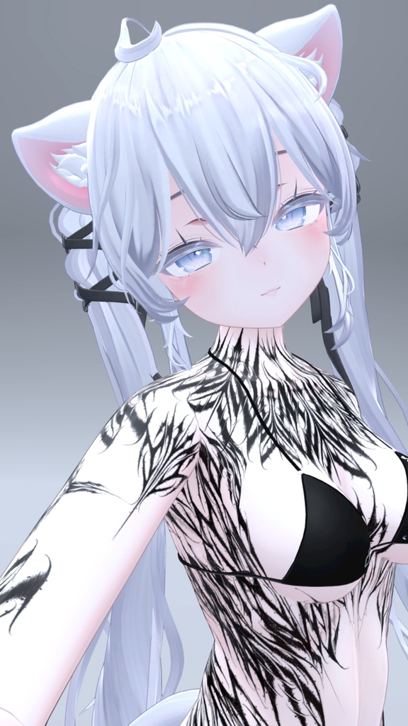 Sio Gothic tattoos 入れ墨 *テクスチャ* モデル「しお」/HD