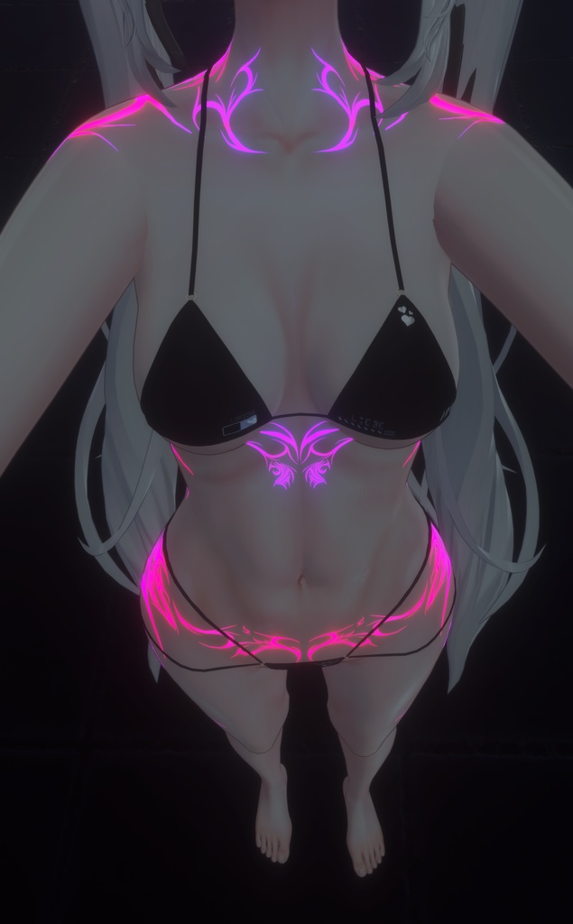 𓆩♡𓆪 Succubus Tattoos Sio 𓆩♡𓆪 入れ墨 *テクスチャ* モデル/HD