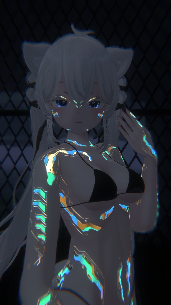 Gold Cyberpunk Sio テクスチャ 金「しお」HD