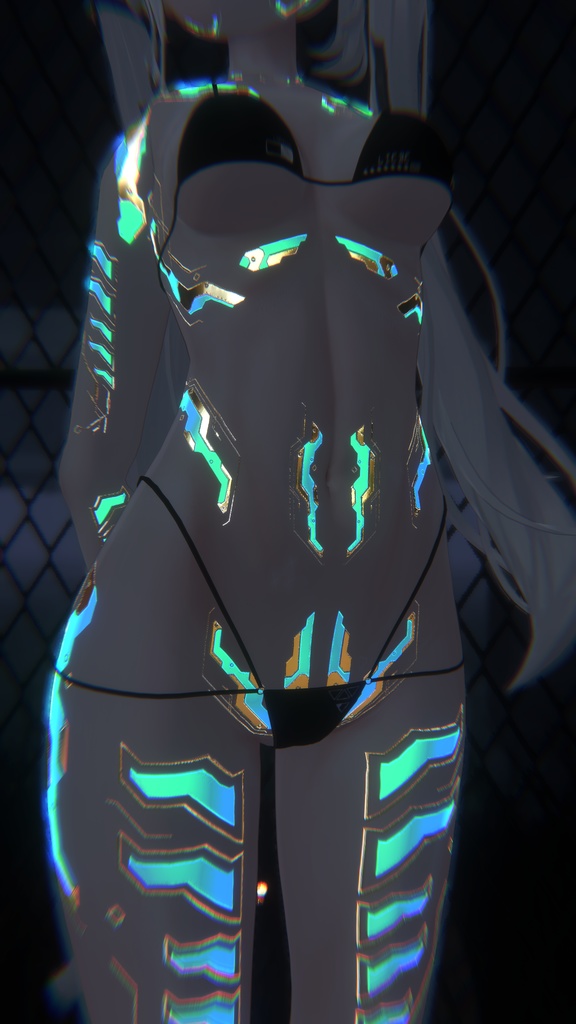 Gold Cyberpunk Sio テクスチャ 金「しお」HD