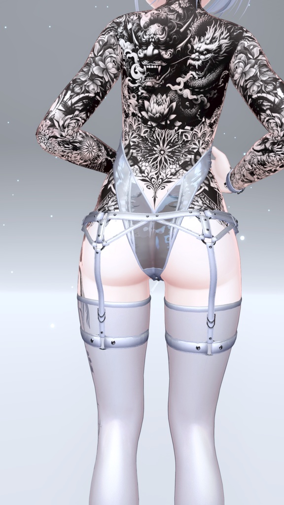 Manuka Oni Tattoos 入れ墨 *テクスチャ* モデル「マヌカ」/HD