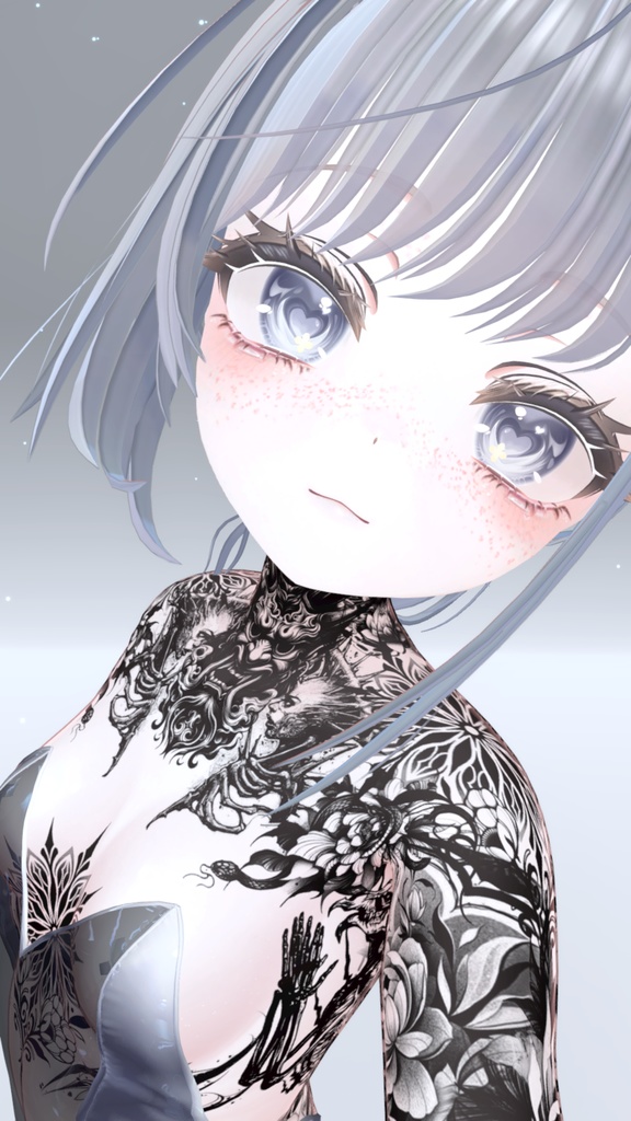 Manuka Oni Tattoos 入れ墨 *テクスチャ* モデル「マヌカ」/HD