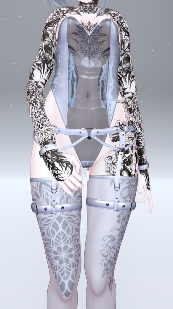 Manuka Oni Tattoos 入れ墨 *テクスチャ* モデル「マヌカ」/HD