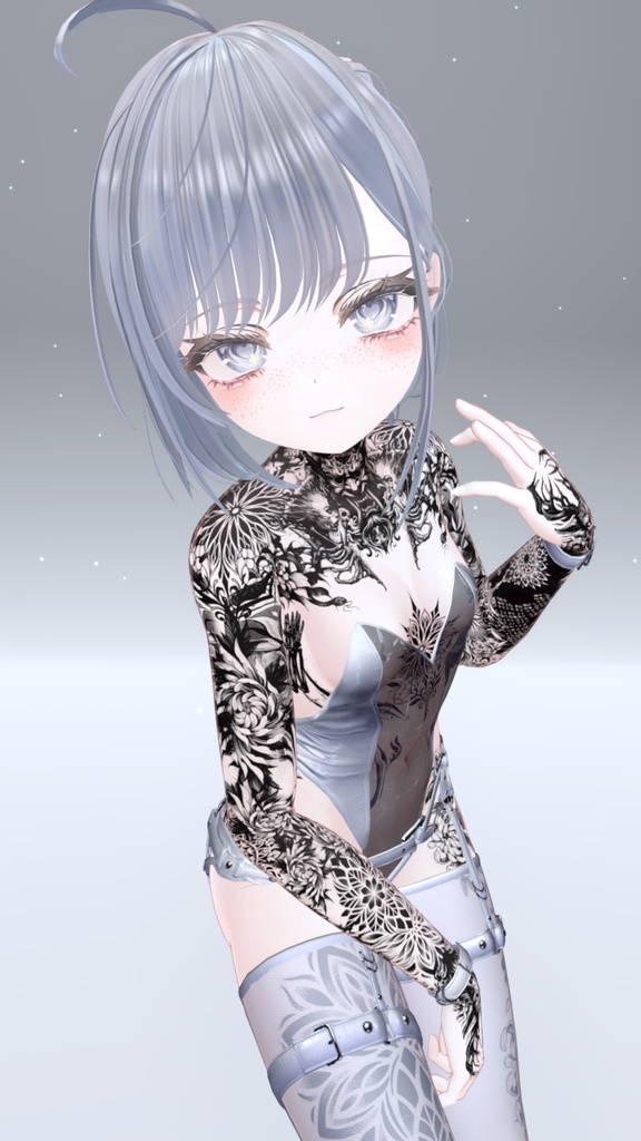 Manuka Oni Tattoos 入れ墨 *テクスチャ* モデル「マヌカ」/HD