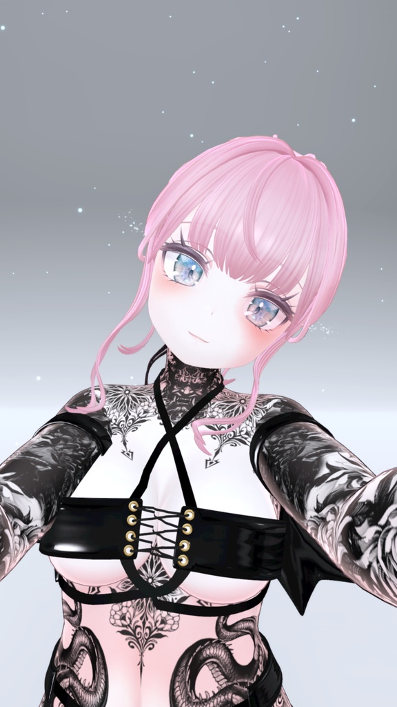 Selestia Oni Tattoos 入れ墨 *テクスチャ* モデル「セレスティア」 / HD