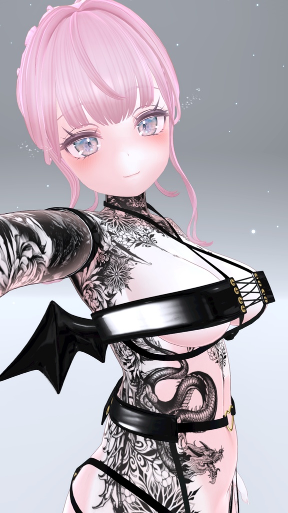 Selestia Oni Tattoos 入れ墨 *テクスチャ* モデル「セレスティア」 / HD