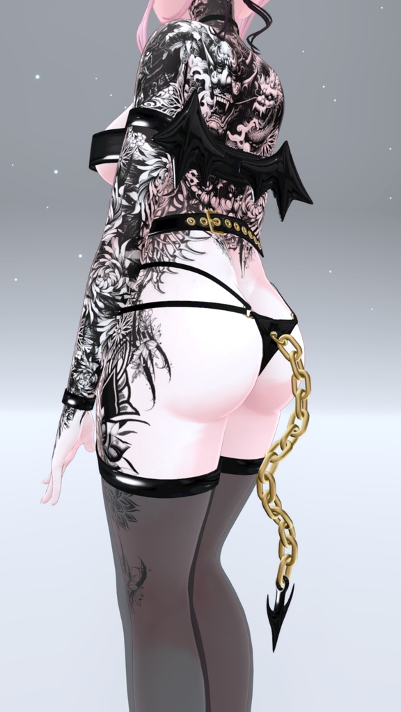 Selestia Oni Tattoos 入れ墨 *テクスチャ* モデル「セレスティア」 / HD