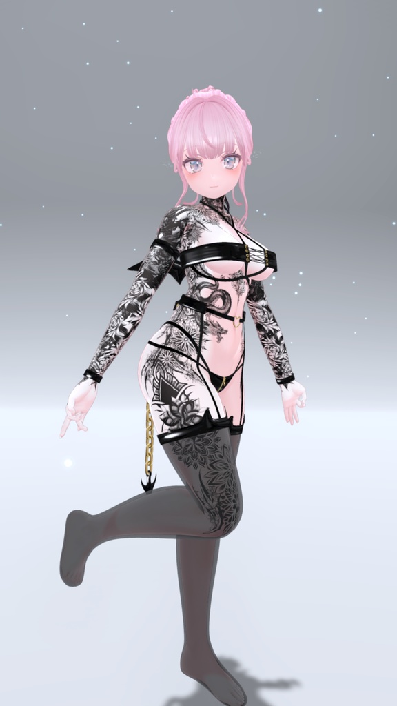 Selestia Oni Tattoos 入れ墨 *テクスチャ* モデル「セレスティア」 / HD