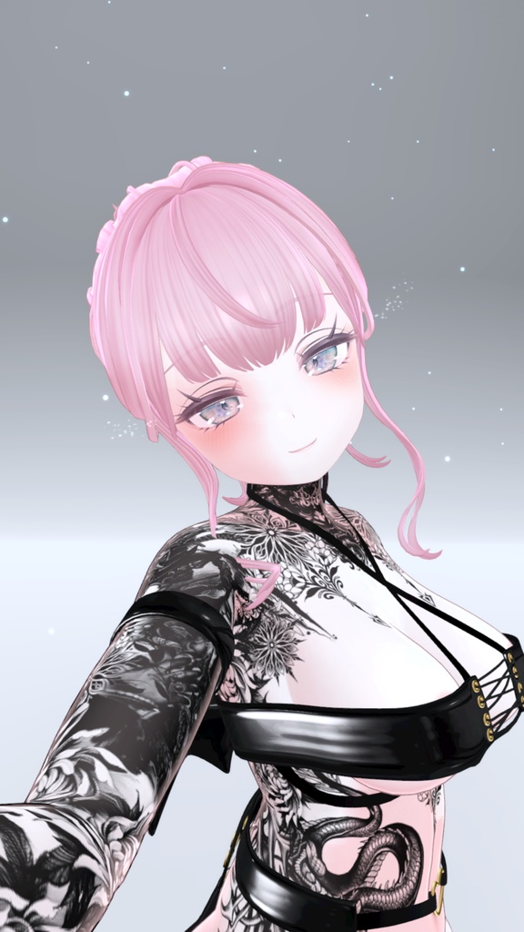 Selestia Oni Tattoos 入れ墨 *テクスチャ* モデル「セレスティア」 / HD