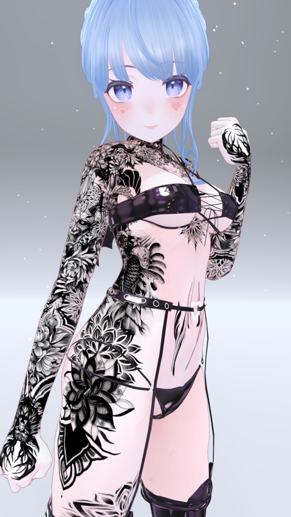 Kikyo Oni Tattoos 入れ墨「桔梗」