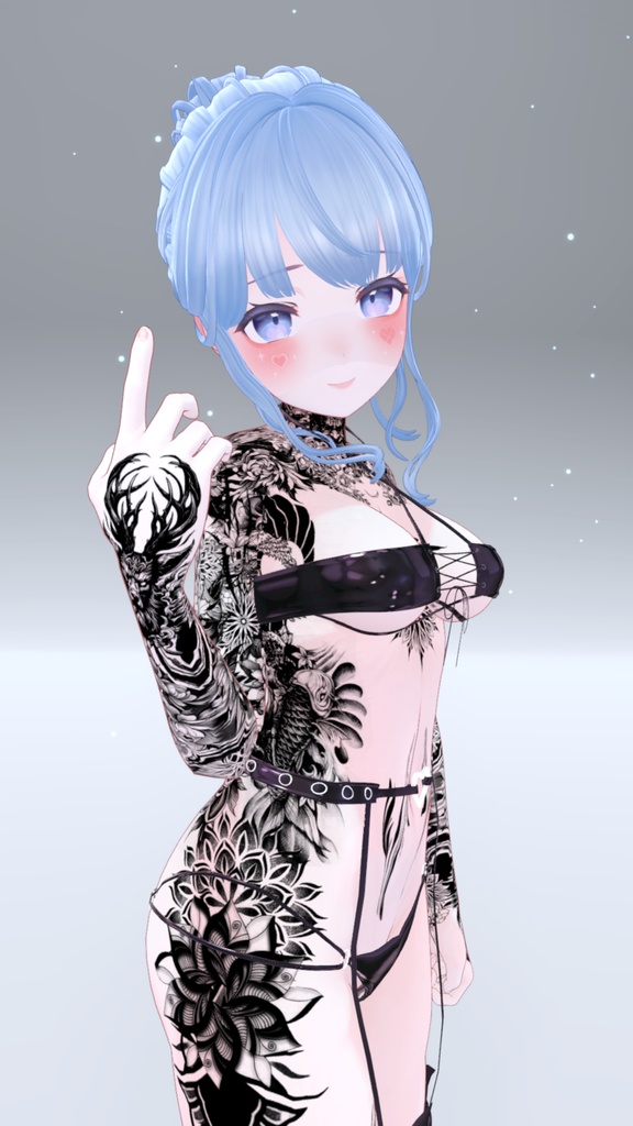 Kikyo Oni Tattoos 入れ墨「桔梗」