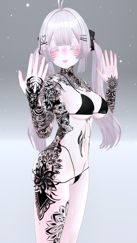 Moe Oni Tattoos 入れ墨 *テクスチャ* / HD 「萌」