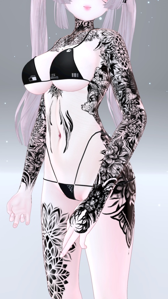 Moe Oni Tattoos 入れ墨 *テクスチャ* / HD 「萌」