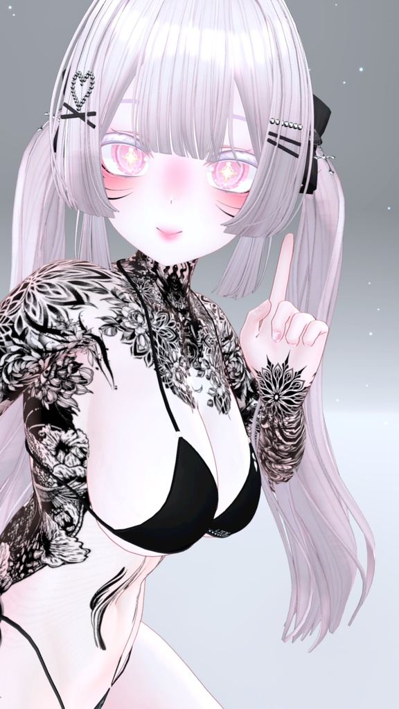 Moe Oni Tattoos 入れ墨 *テクスチャ* / HD 「萌」