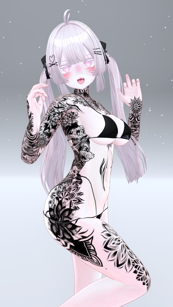 Moe Oni Tattoos 入れ墨 *テクスチャ* / HD 「萌」