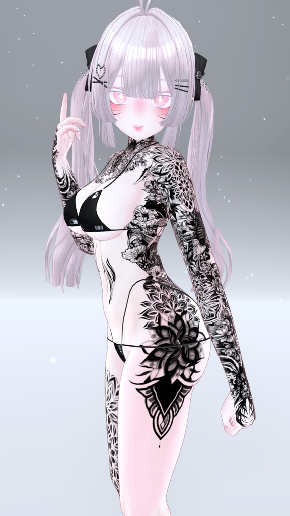 Moe Oni Tattoos 入れ墨 *テクスチャ* / HD 「萌」