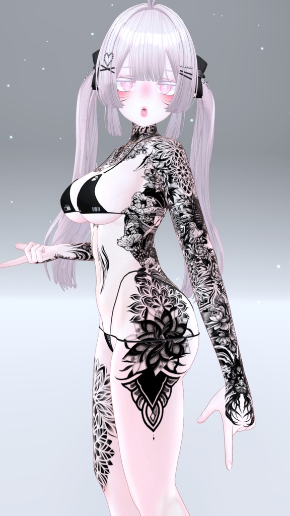 Moe Oni Tattoos 入れ墨 *テクスチャ* / HD 「萌」