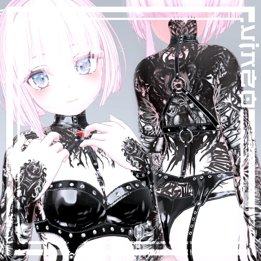 Selestia Diablo Tattoos 入れ墨 *テクスチャ* モデル「セレスティア」 / HD
