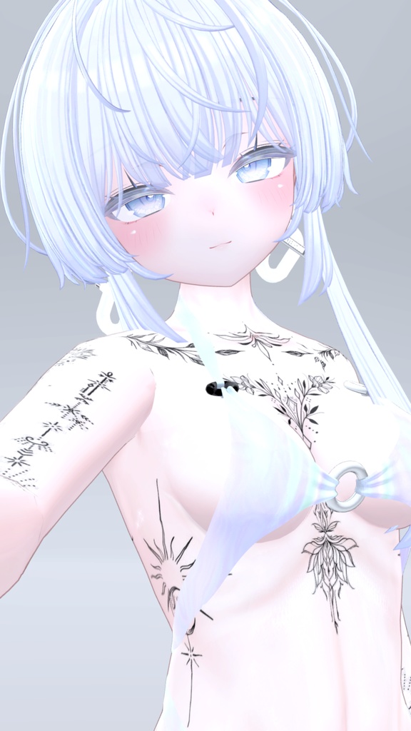 Sio Mystic Tattoos 入れ墨 *テクスチャ* モデル「しお」/HD