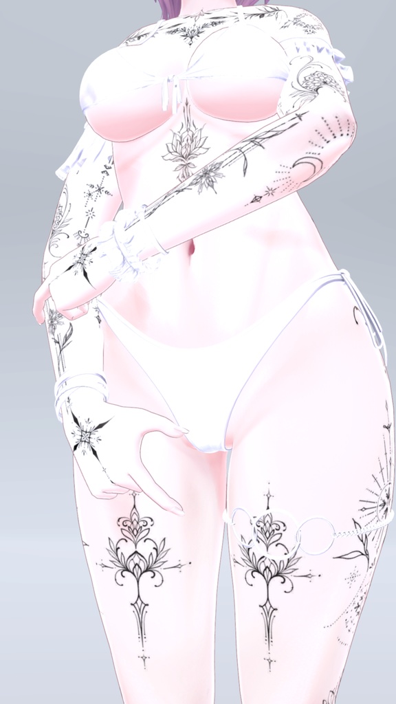 Selestia Mystic Tattoos 入れ墨 *テクスチャ* モデル「セレスティア」 / HD