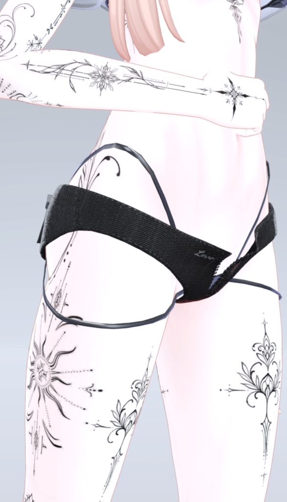 Manuka Mystic tattoos 入れ墨 *テクスチャ* モデル「マヌカ」/HD