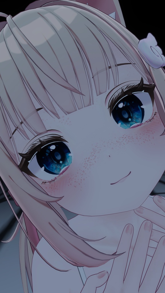 Chiffon Perfect Lashes&RealEyes-Freckles 完璧なまつげ - 目 4K