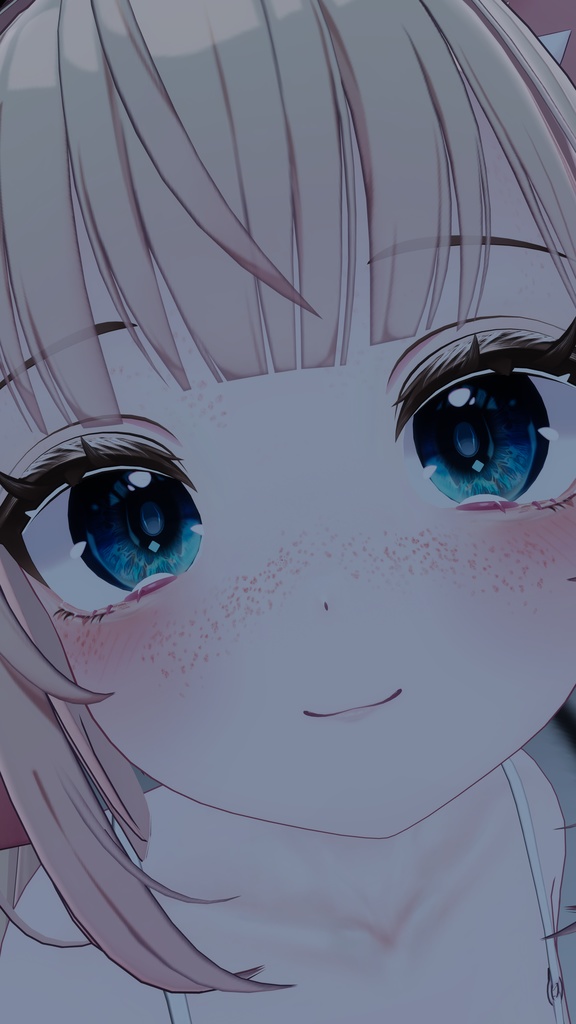 Chiffon Perfect Lashes&RealEyes-Freckles 完璧なまつげ - 目 4K