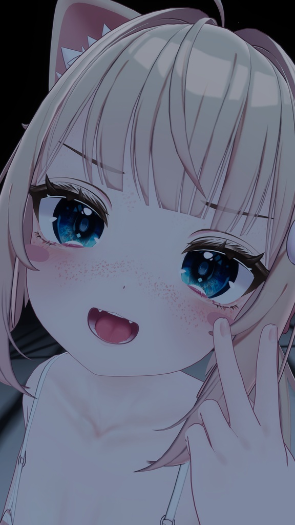 Chiffon Perfect Lashes&RealEyes-Freckles 完璧なまつげ - 目 4K