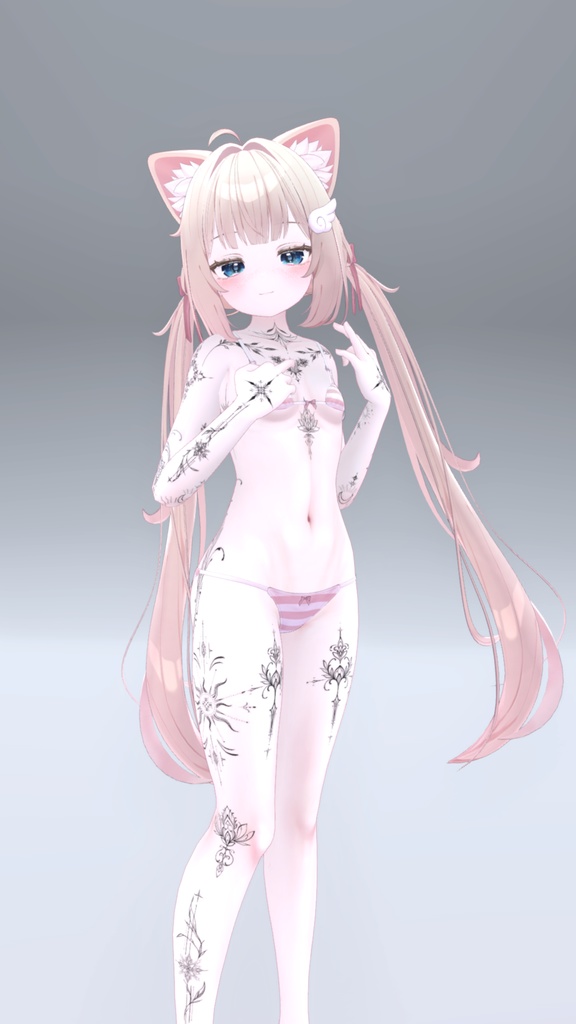 Chiffon Mystic Tattoos 入れ墨 *テクスチャ* モデル「シフォン」/HD