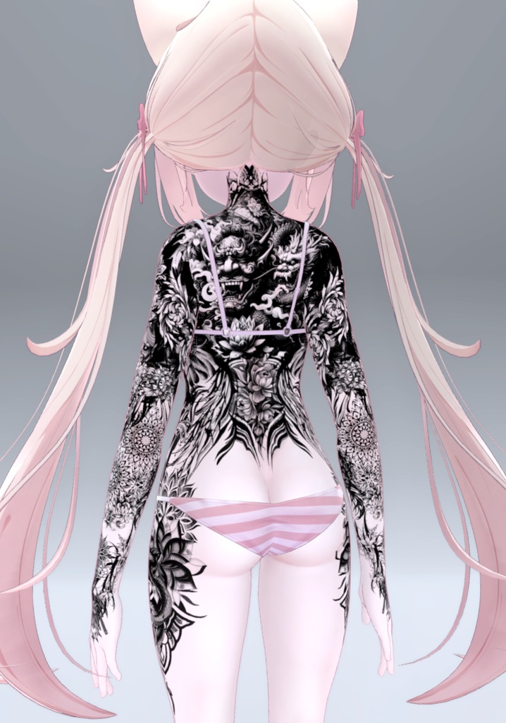 Chiffon Oni Tattoos 入れ墨「シフォン」