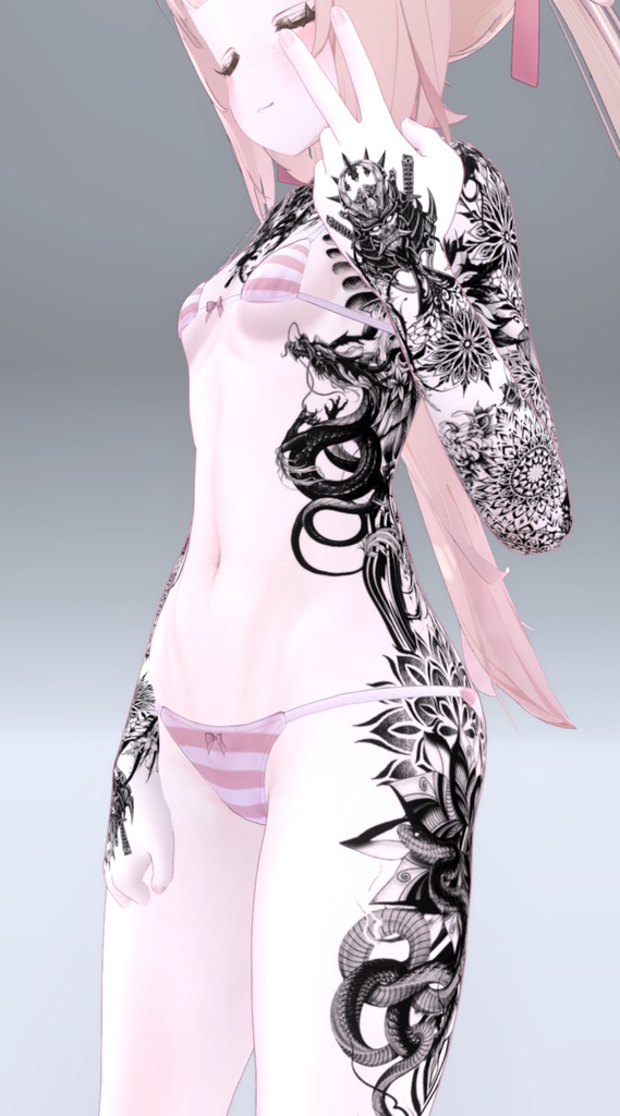 Chiffon Oni Tattoos 入れ墨「シフォン」