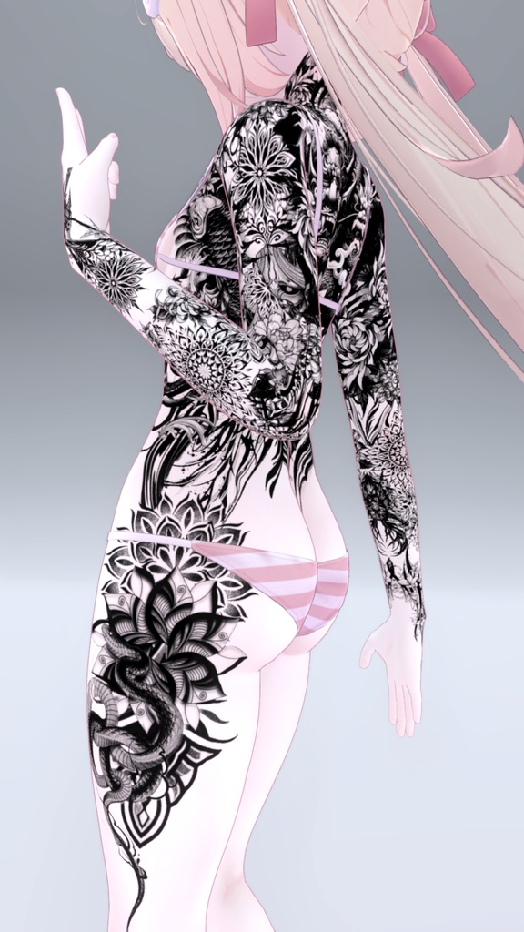 Chiffon Oni Tattoos 入れ墨「シフォン」