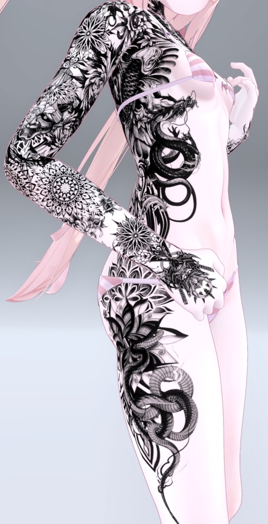 Chiffon Oni Tattoos 入れ墨「シフォン」