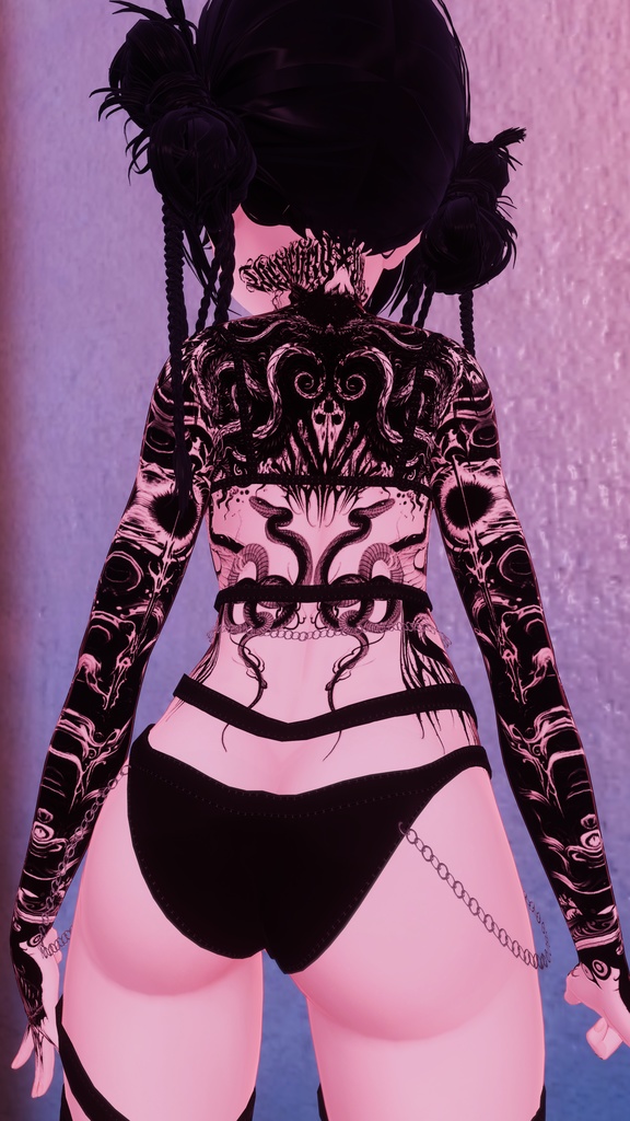 Belzebu Tattoo "Textures" Manuka 入れ墨 *テクスチャ* モデル「マヌカ」/HD