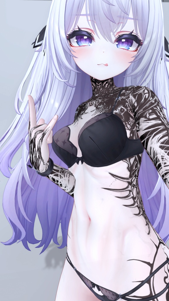 Airi Diablo Tattoos 入れ墨 *テクスチャ* モデル「愛莉」/HD