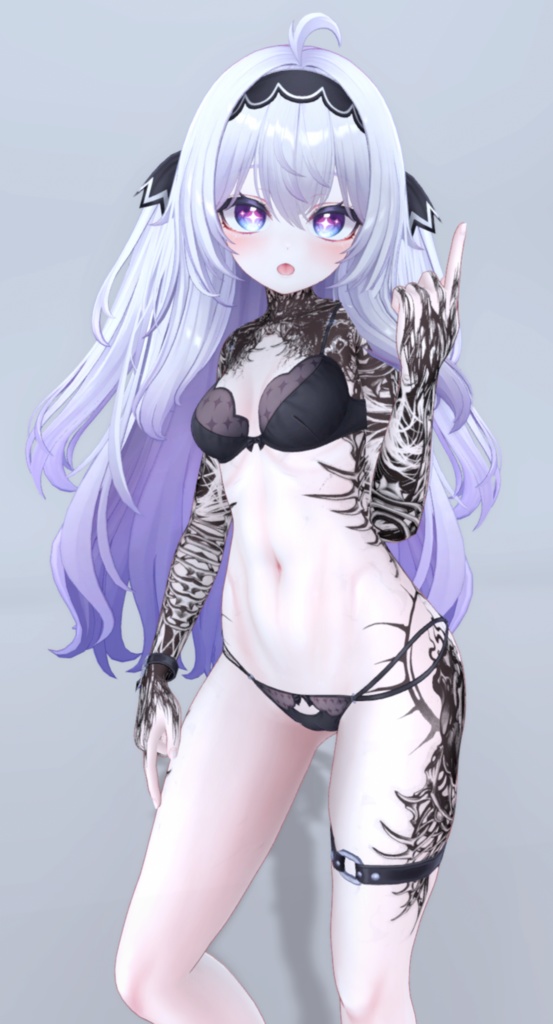 Airi Diablo Tattoos 入れ墨 *テクスチャ* モデル「愛莉」/HD