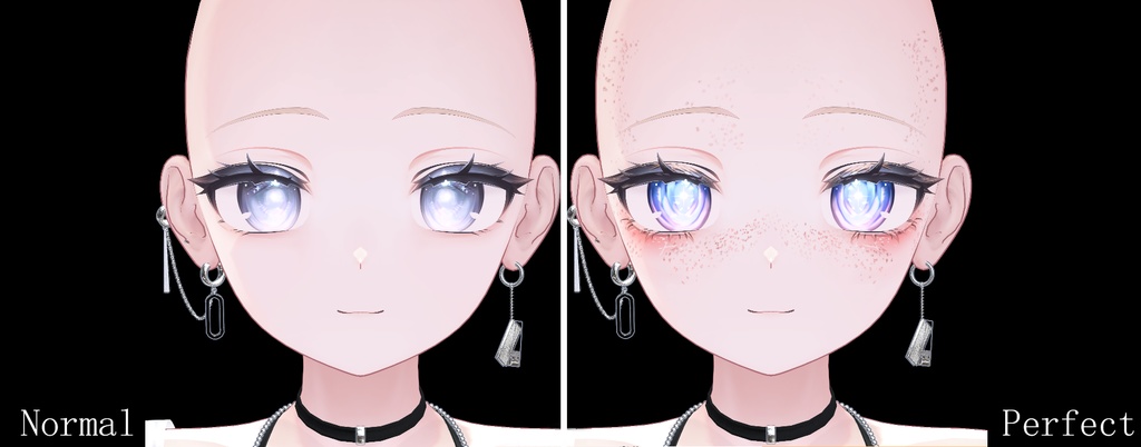 Shinano Perfect Lashes&RealEyes-Freckles 完璧なまつげ - 目 4K