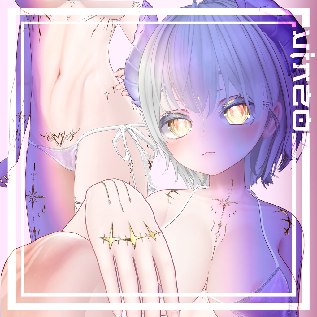 𓆩♡𓆪Venus Tattoos Airi 𓆩♡𓆪入れ墨 *テクスチャ* モデル/HD