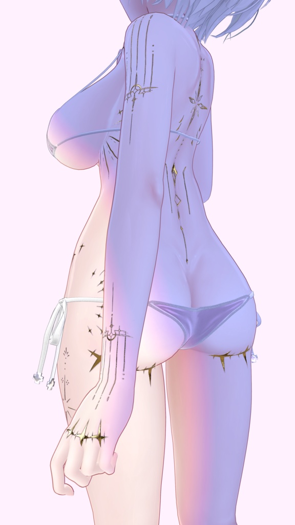 𓆩♡𓆪Venus Tattoos Airi 𓆩♡𓆪入れ墨 *テクスチャ* モデル/HD