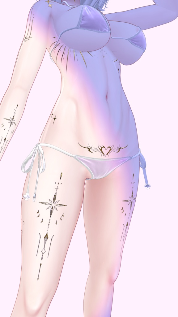 𓆩♡𓆪Venus Tattoos Airi 𓆩♡𓆪入れ墨 *テクスチャ* モデル/HD