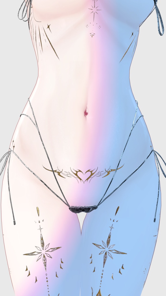 𓆩♡𓆪Venus Tattoos Shinra 𓆩♡𓆪入れ墨 *テクスチャ* モデル/HD