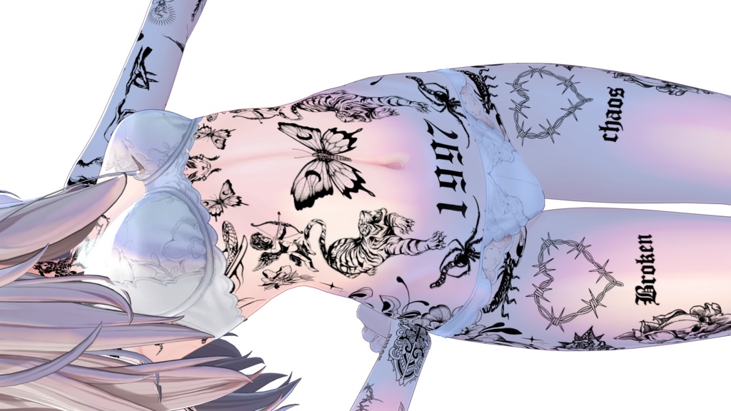 °⛧Traditional Tattoos ⛧° 4k Textures 入れ墨 *テクスチャ*