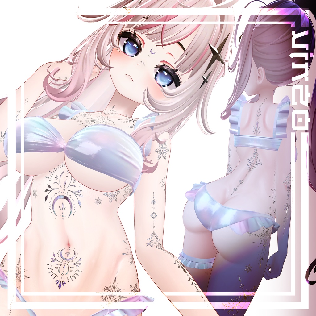 【Airi Snow 愛莉】-Eyes+Makeup+Body Tex HD 