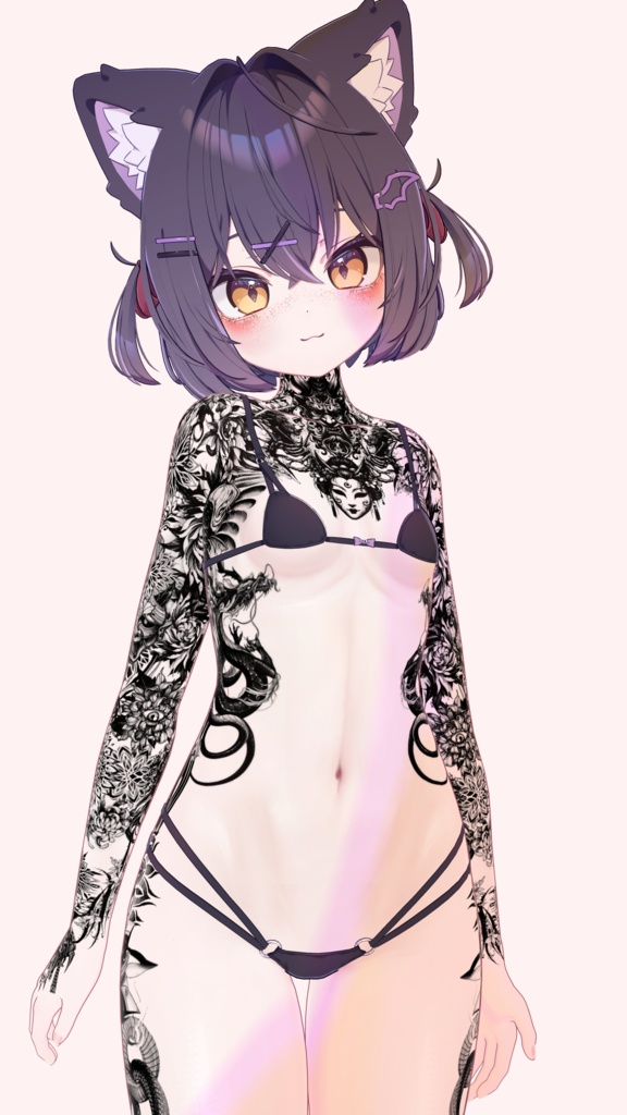 【Chocolat Oni Tattoos ショコラ】4k Tattoos