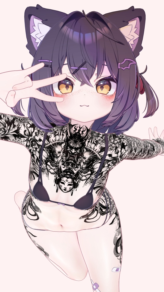 【Chocolat Oni Tattoos ショコラ】4k Tattoos