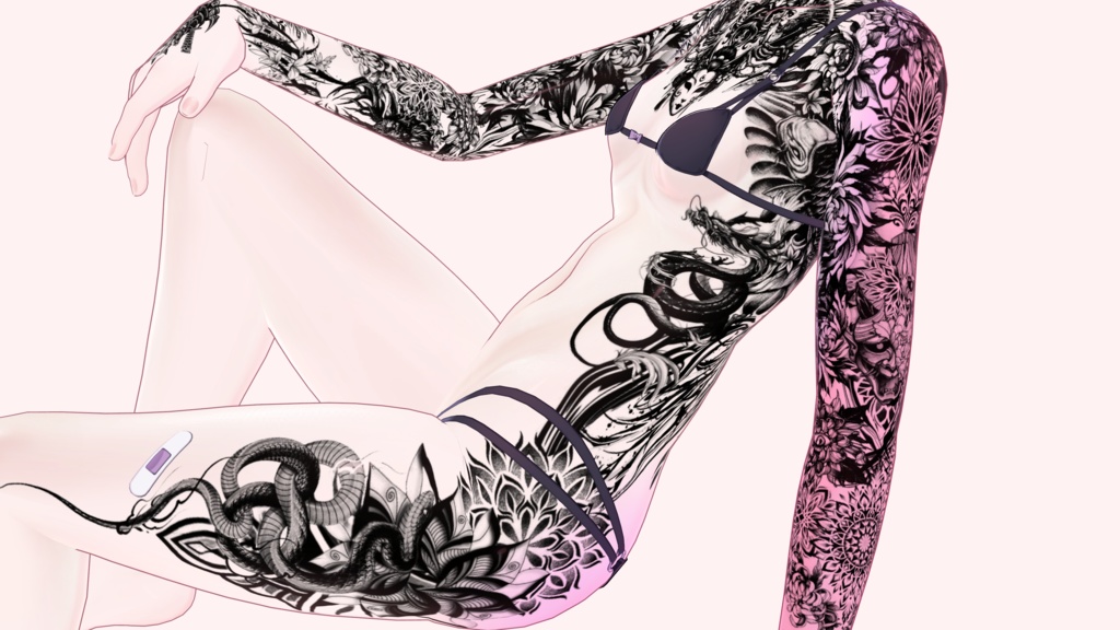 【Chocolat Oni Tattoos ショコラ】4k Tattoos