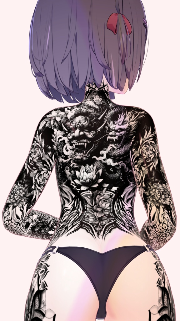 【Chocolat Oni Tattoos ショコラ】4k Tattoos