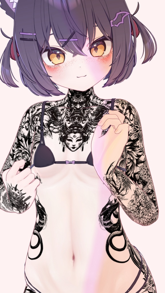 【Chocolat Oni Tattoos ショコラ】4k Tattoos