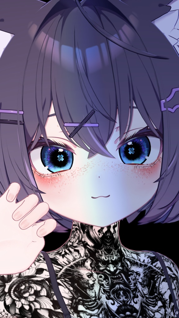 Chocolat Perfect Lashes&RealEyes-Freckles 完璧なまつげ - 目 4K